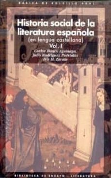 Historia Social de la Literatura Española
